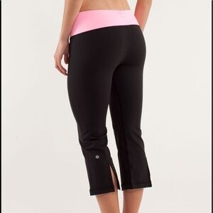 𝅺LULULEMON Crop Athletic Gather & Crow Leggings Xx